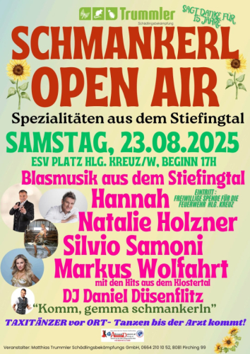 Heiligenkreuz am Waasen Open Air  Schmankerl Hannah Natalie Holzner u.AllroundDancer