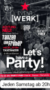 Im Event Werk siehe Flyer  Eintritt frei bis 21.30  Jeden Samstagabend Abfahrt Leibnitz  Beginn 20h  Ehemalige LA Noche  +436644
